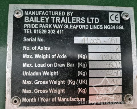 Bailey 36ft Bale Trailer