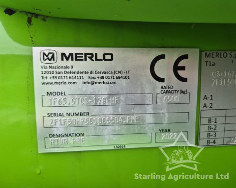 Merlo TF65.9TCS-170-HF Telehandler