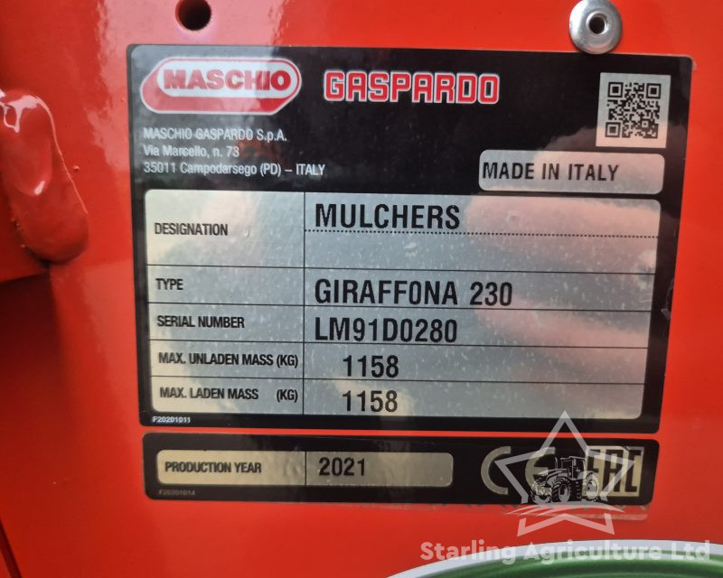 Maschio Giraffona 230